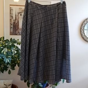 Ranna Gill Anthropologie flowy midi skirt